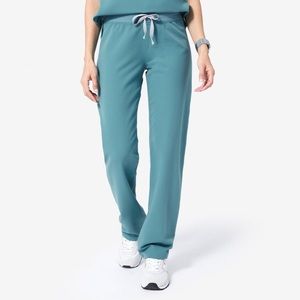 XS TALL LIVINGSTON HYDROGREEN FIGS SCRUB PANTS